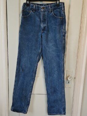 Carhartt Blue Denim Carpenter Jeans-30 X 34